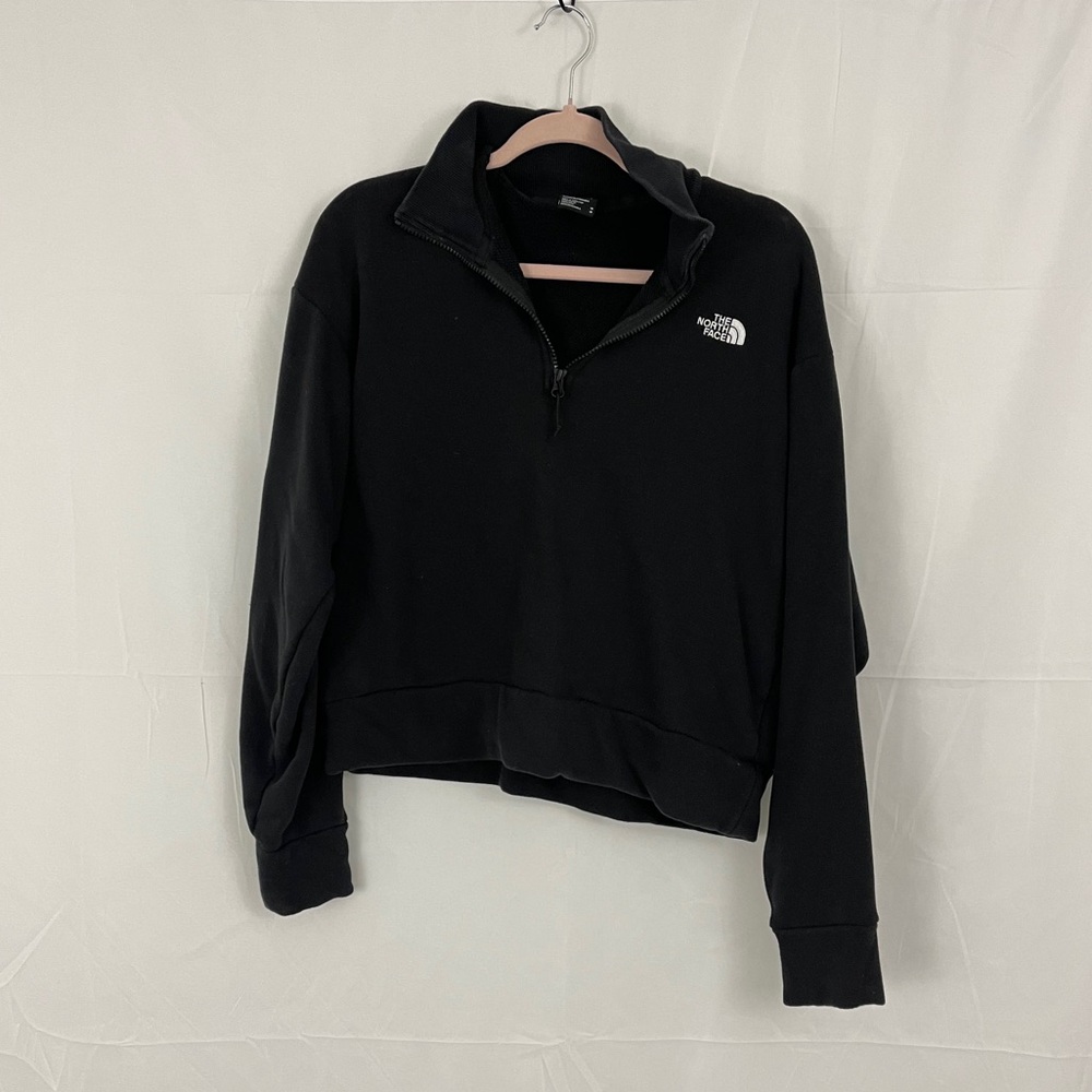 north face cotton quart zip